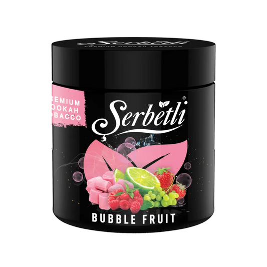 Serbetli Bubble Fruit hookah tobacco — juicy tropical bubblegum candy flavor