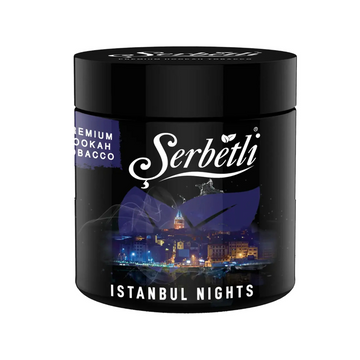 Serbetli Istanbul Nights hookah tobacco — tart mixed berry blend flavor