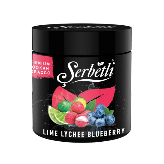 Serbetli Lime Lychee Blueberry hookah tobacco — lime lychee blueberry flavor