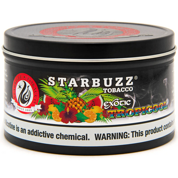 Starbuzz Bold Tropicool hookah tobacco — tropical fruit medley with an icy finish