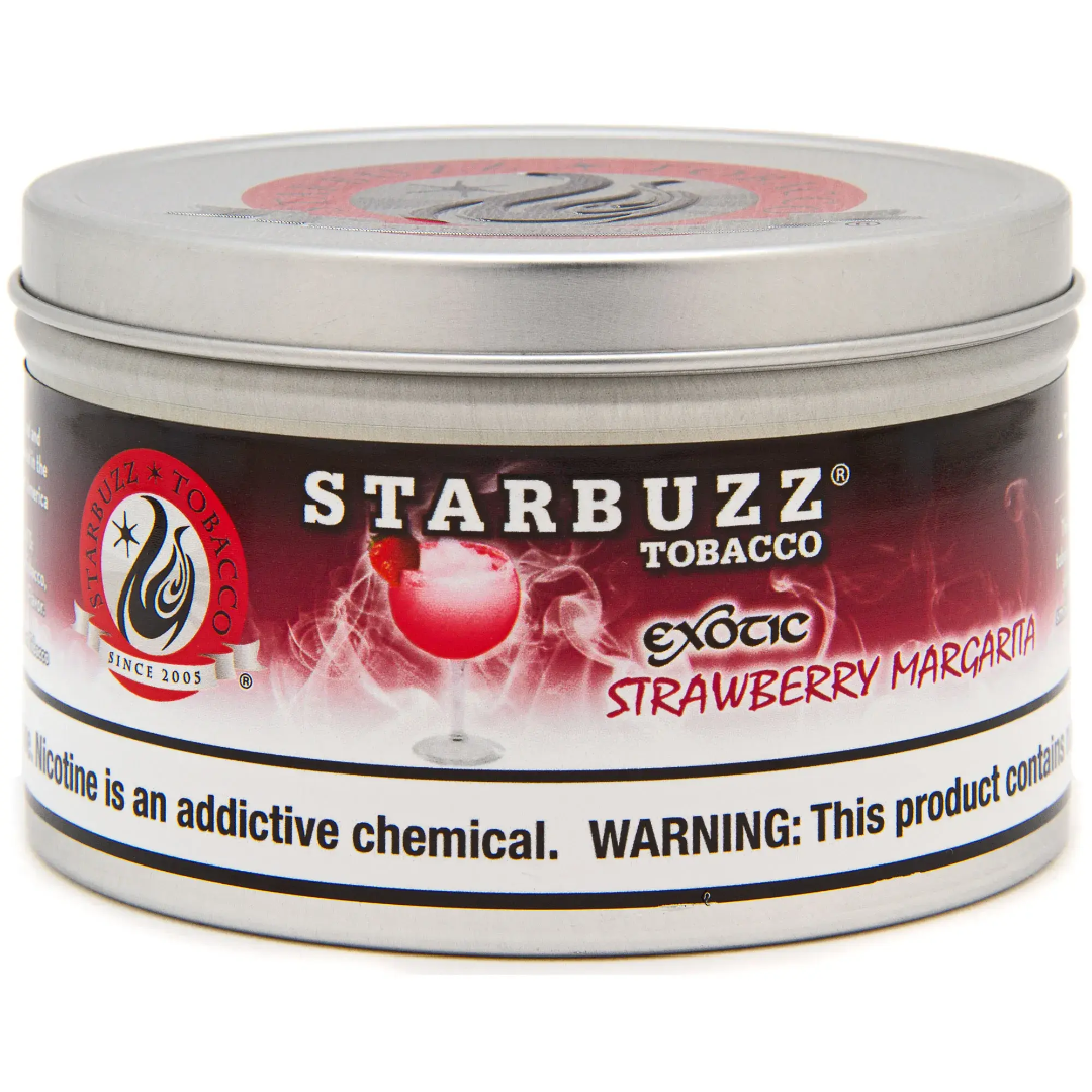 Starbuzz Strawberry Margarita hookah tobacco — sweet strawberry, lime and cocktail flavor
