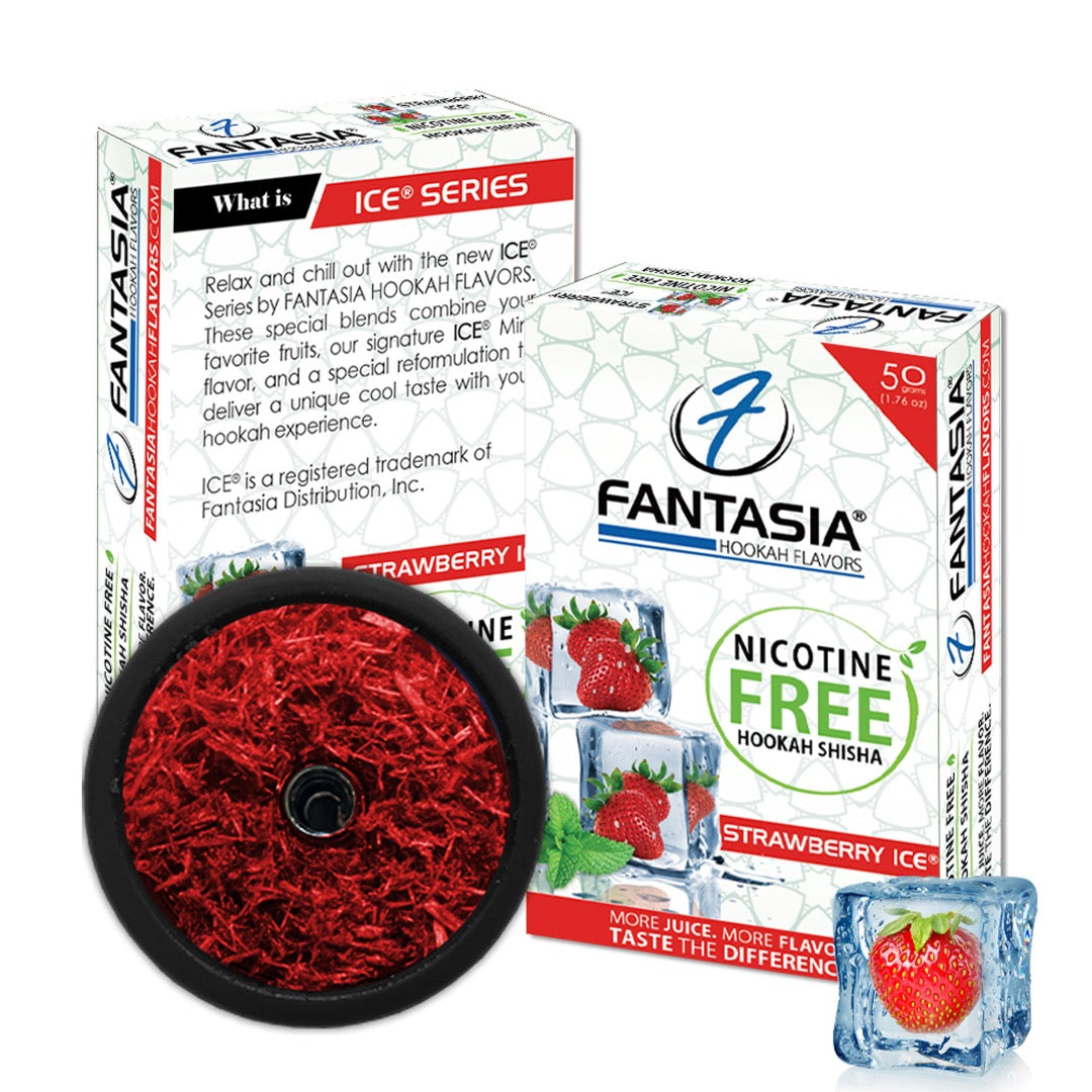 Fantasia Herbal Tobacco - Strawberry Ice | Hookah Vault