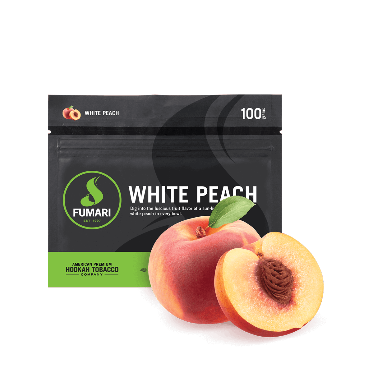 Fumari - White Peach 100g | Hookah Vault