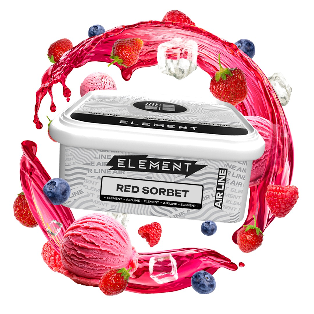 Element Tobacco Air Line Red Sorbet | Hookah Vault