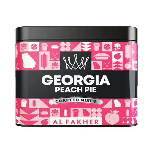 Al Fakher Georgia Peach Pie Crafted Mixes 250g, pink label