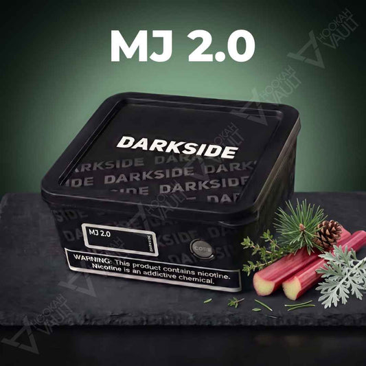 Darkside Core MJ 2.0 200g hookah tobacco tin with rhubarb, pine and thyme