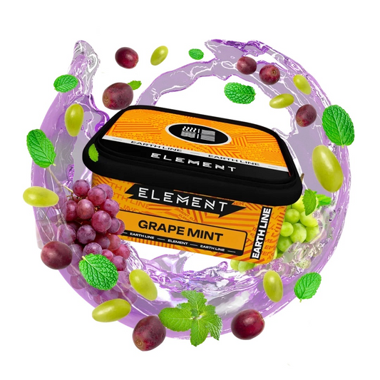 Element Tobacco Air Line Grape Mint - Hookah Vault