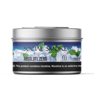 Social Smoke Absolute Zero 200g hookah tobacco tub