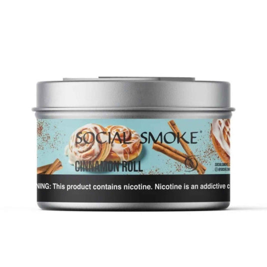 Social Smoke Cinnamon Roll 200g hookah tobacco tub