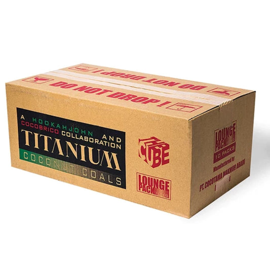 Titanium Lounge Case Cubes - Hookah Coals | Hookah Vault