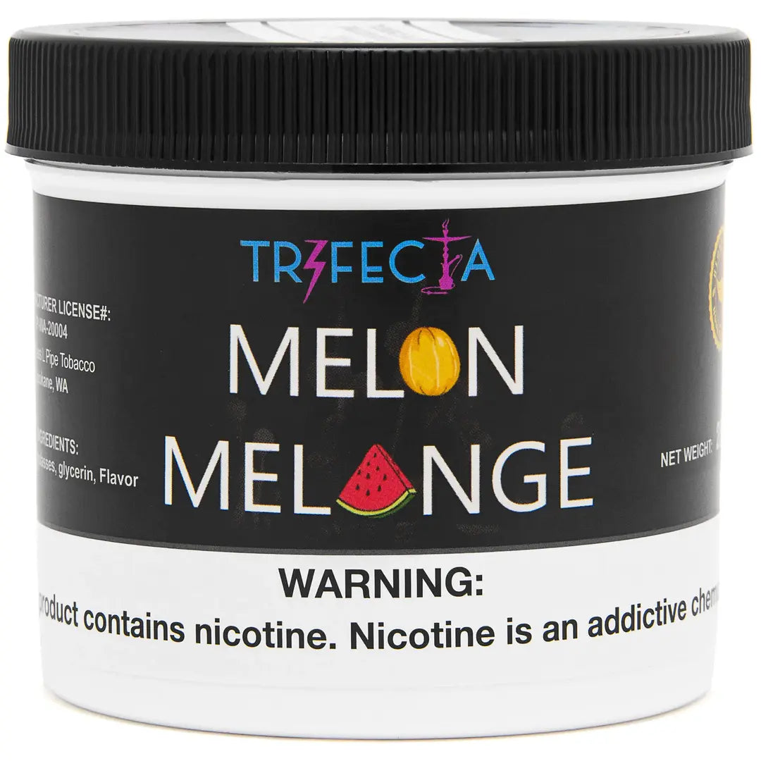 Trifecta Melon Melange hookah tobacco pouch, watermelon melon blend