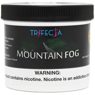 Trifecta Mountain Fog hookah tobacco pouch, lemon-lime blend