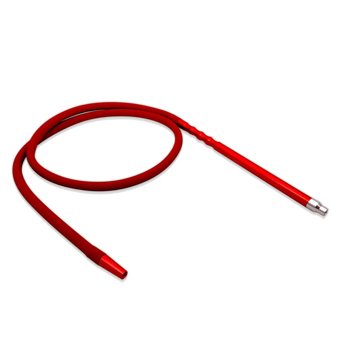 Red Vapor Hookahs Atomic silicone hookah hose with metal handle