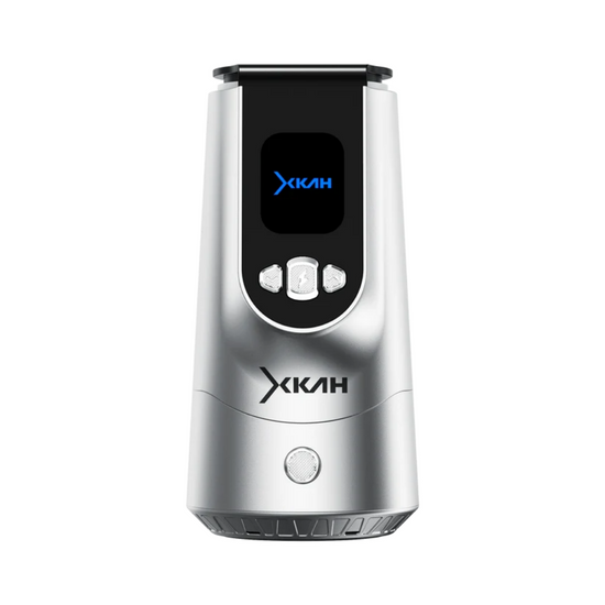 XKAH Pro cordless electric hookah bowl in silver