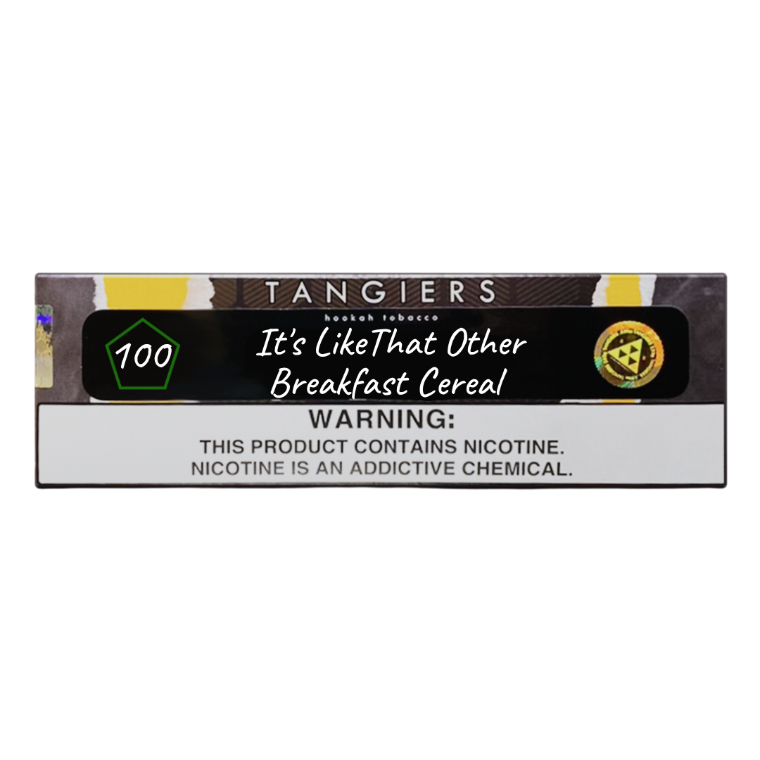 Tangiers Tobacco - Its like That Other Breakfast Cereal (#100) Birquq 250g | Hookah Vault