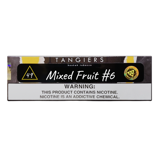 Tangiers Tobacco - Mixed Fruit #6 (#49) 250g | Hookah Vault