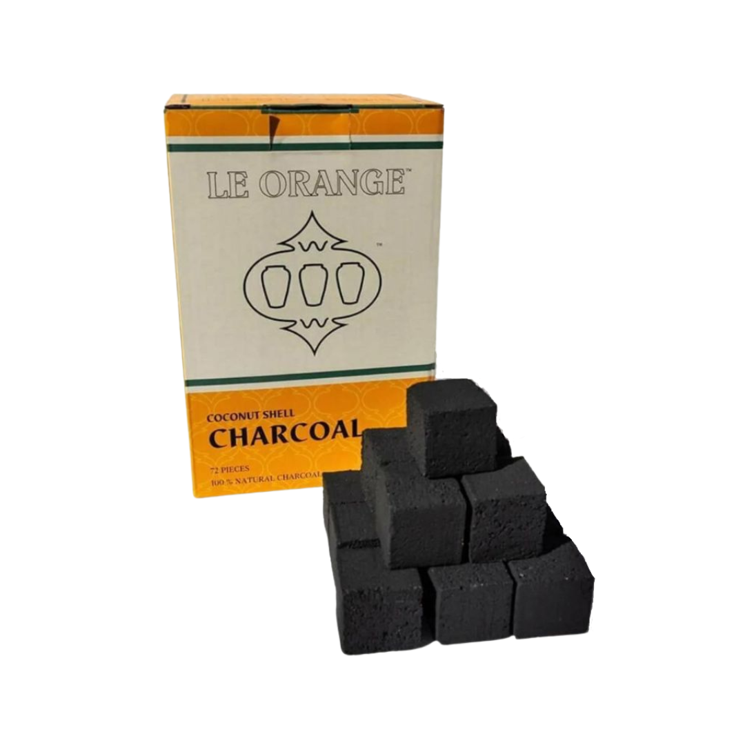 Le Orange Hookah Charcoal - 26mm Hookah Coals | Hookah Vault