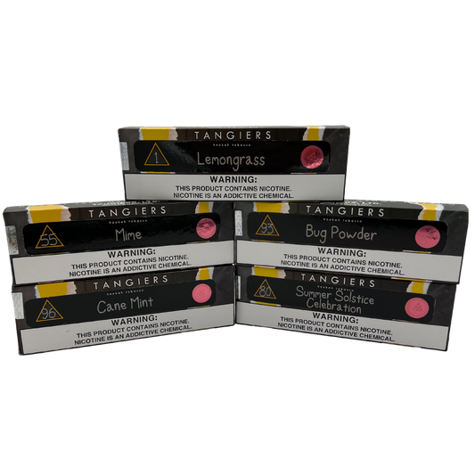 Tangiers Tobacco 100g 5x Variety Pack #2 | Hookah Vault