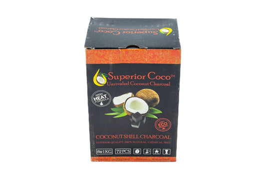 Superior Coco Coals (High Heat Cubes) | Hookah Vault