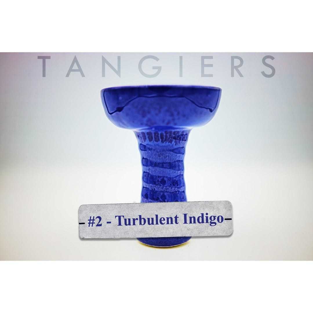 Tangiers Medium Phunnel Bowl (#2) Turbulent Indigo | Hookah Vault
