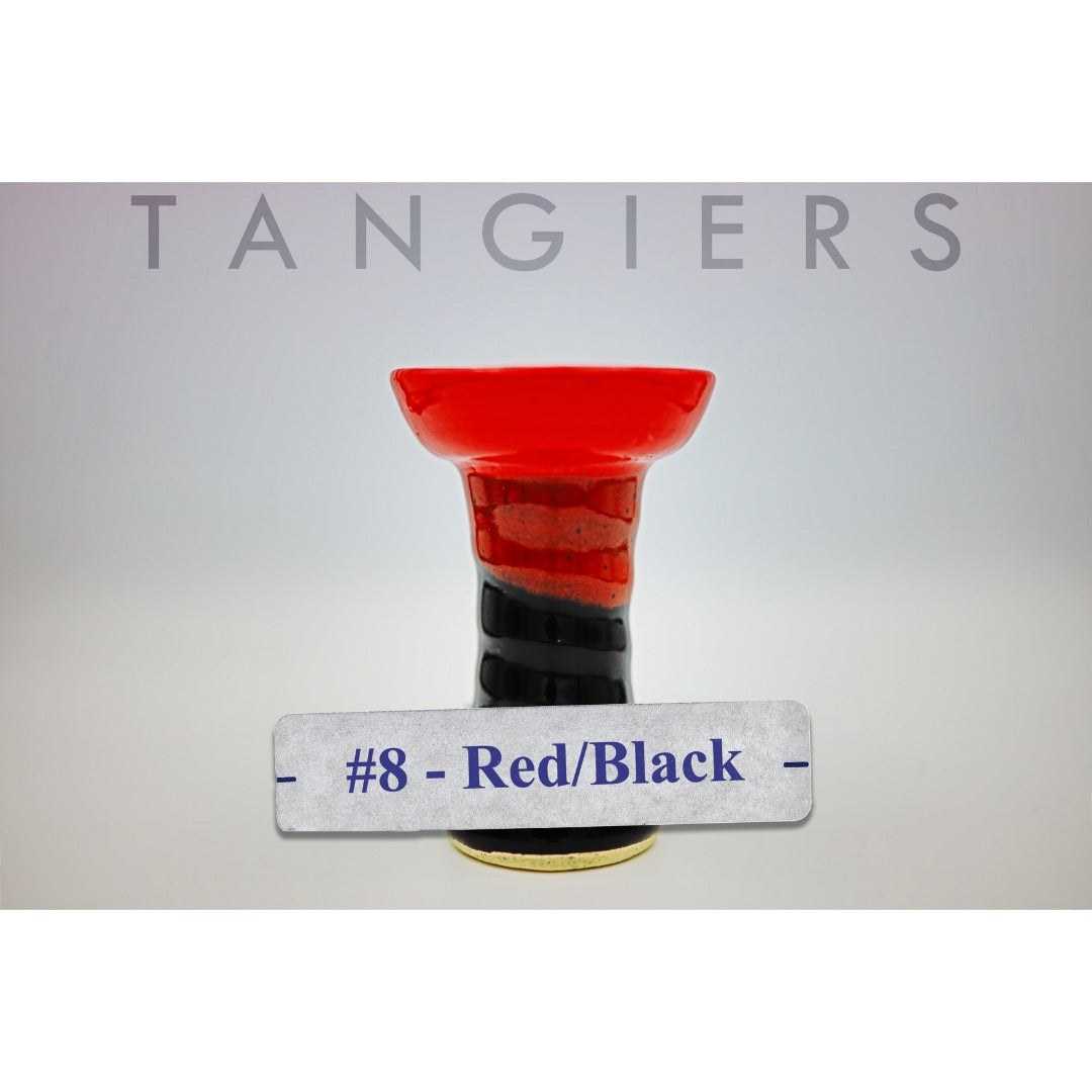 Tangiers Pico Phunnel Bowl (#8) Red/Black | Hookah Vault