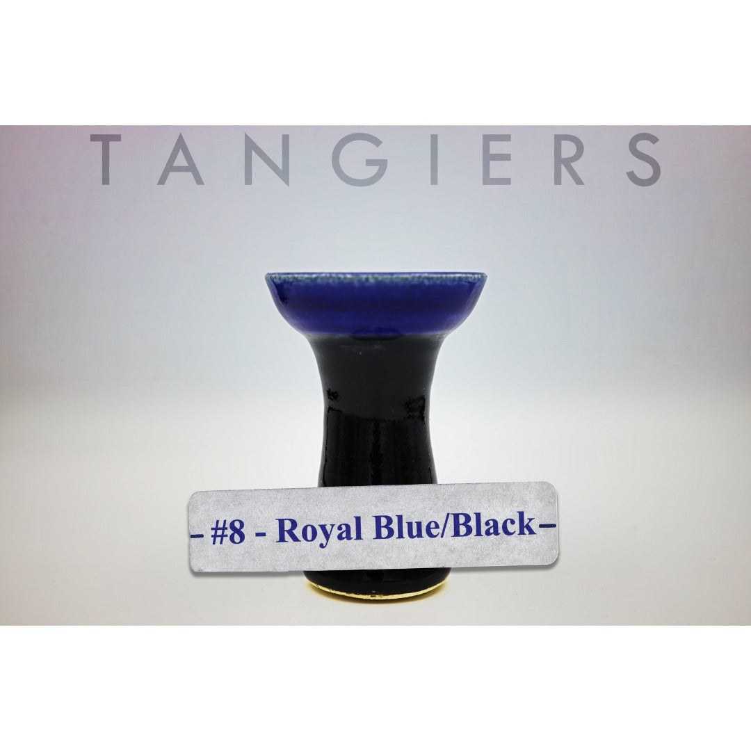 Tangiers Pico Phunnel Bowl (#8) Royal Blue/Black | Hookah Vault