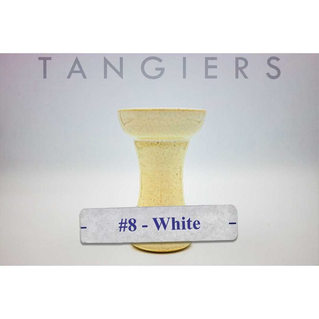 Tangiers Pico Phunnel Bowl (#8) White | Hookah Vault