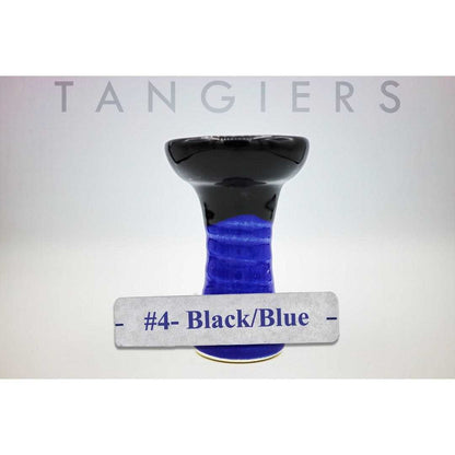 Tangiers Small Phunnel Bowl (#4) Black/Blue | Hookah Vault