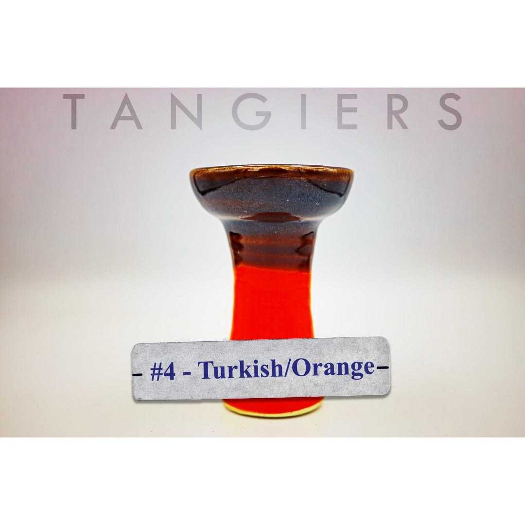 Tangiers Small Phunnel Bowl (#4) Turkish/Orange | Hookah Vault