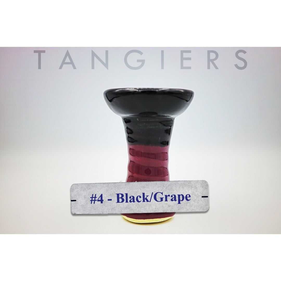 Tangiers Small Phunnel Bowl (#4) Black/Grape | Hookah Vault