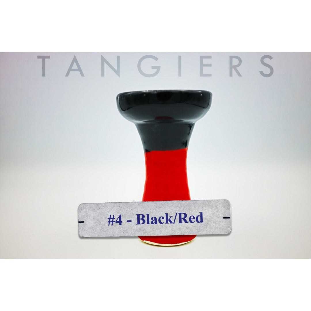 Tangiers Small Phunnel Bowl (#4) Black/Red | Hookah Vault