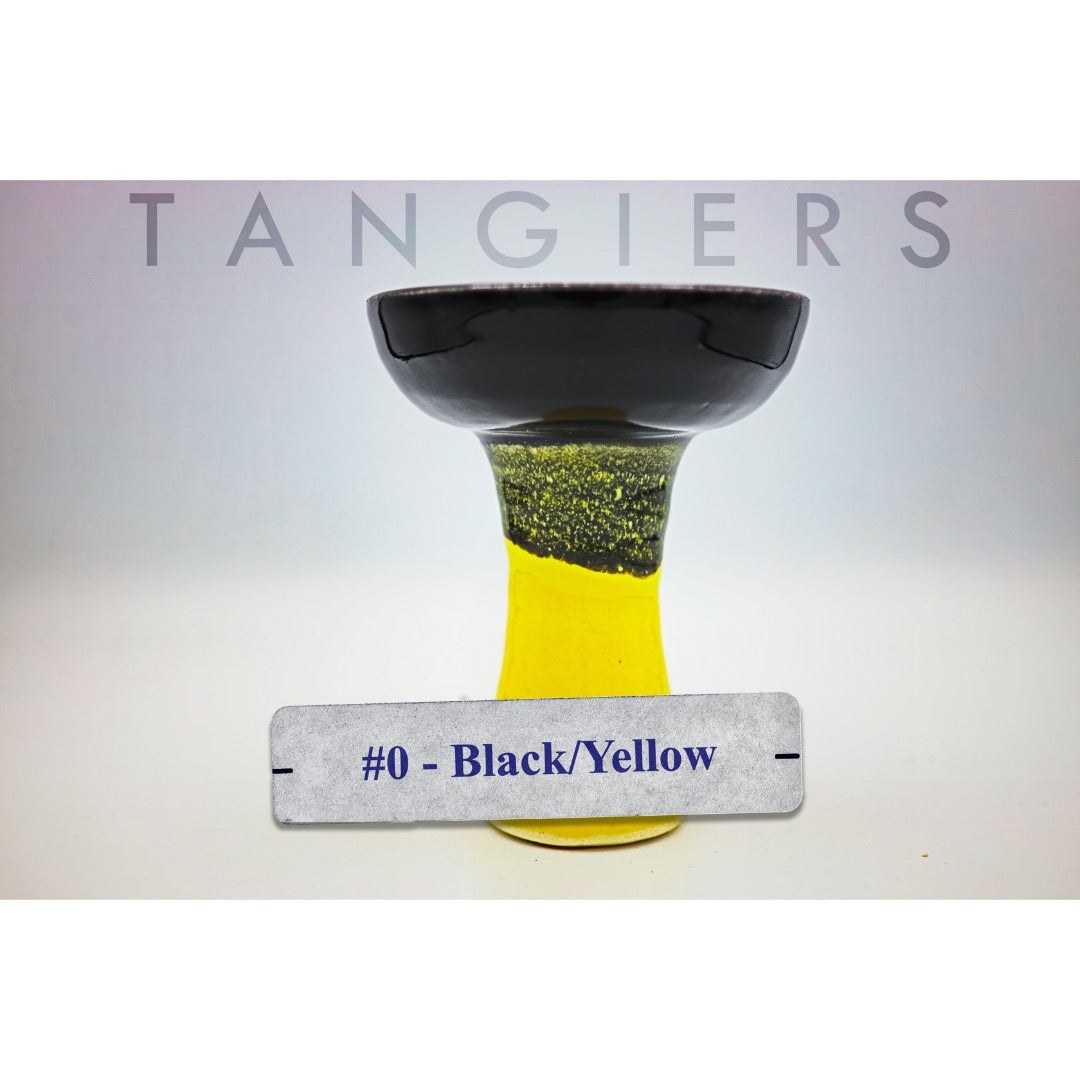 Tangiers XL Lounge Phunnel Bowl (#0) Black/Yellow | Hookah Vault