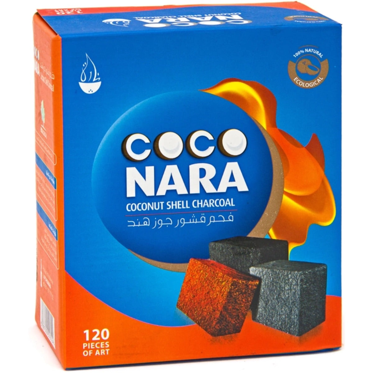 Coco Nara Coal Flats (120pc) | Hookah Vault